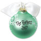 Baby It's Cold Outside Glass Christmas Ornament Image 2 of 3